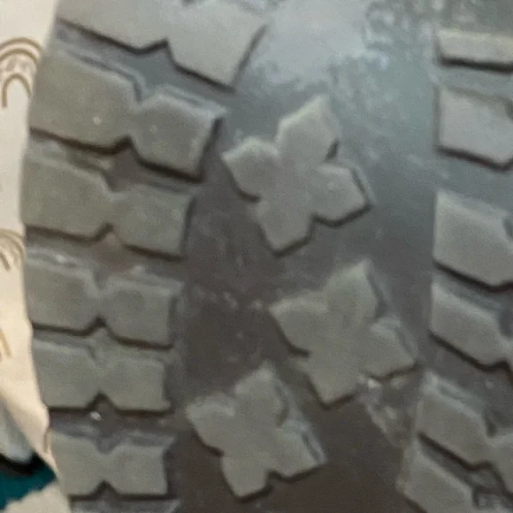 Elle Brown and Gray Heeled Boots with Chunky Sole - Picture 14 of 15